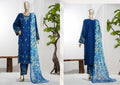 Luxury Plum Embroidered 3 Piece Suit
