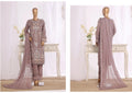 Luxury Dusty Mauve Embroidered 3 Piece Suit