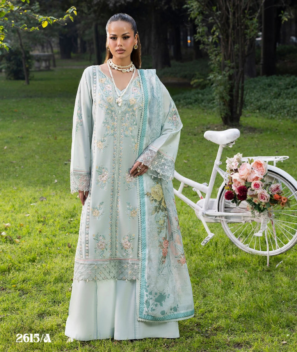 Floral Printed Lawn Suit | Premium Pakistani Fashion