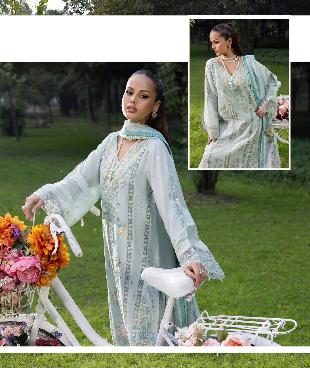 Floral Printed Lawn Suit | Premium Pakistani Fashion